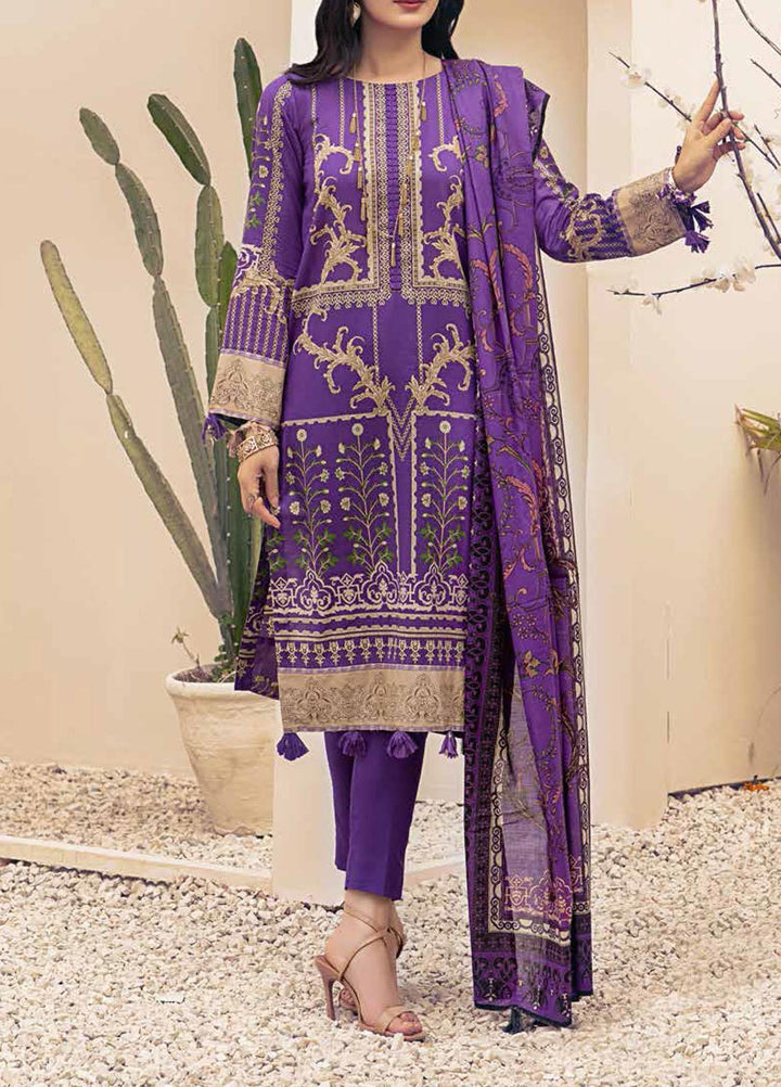 Inaya By Salitex Printed Lawn Suits Unstitched 3 Piece ST22I IP-00098B - Summer Collection
