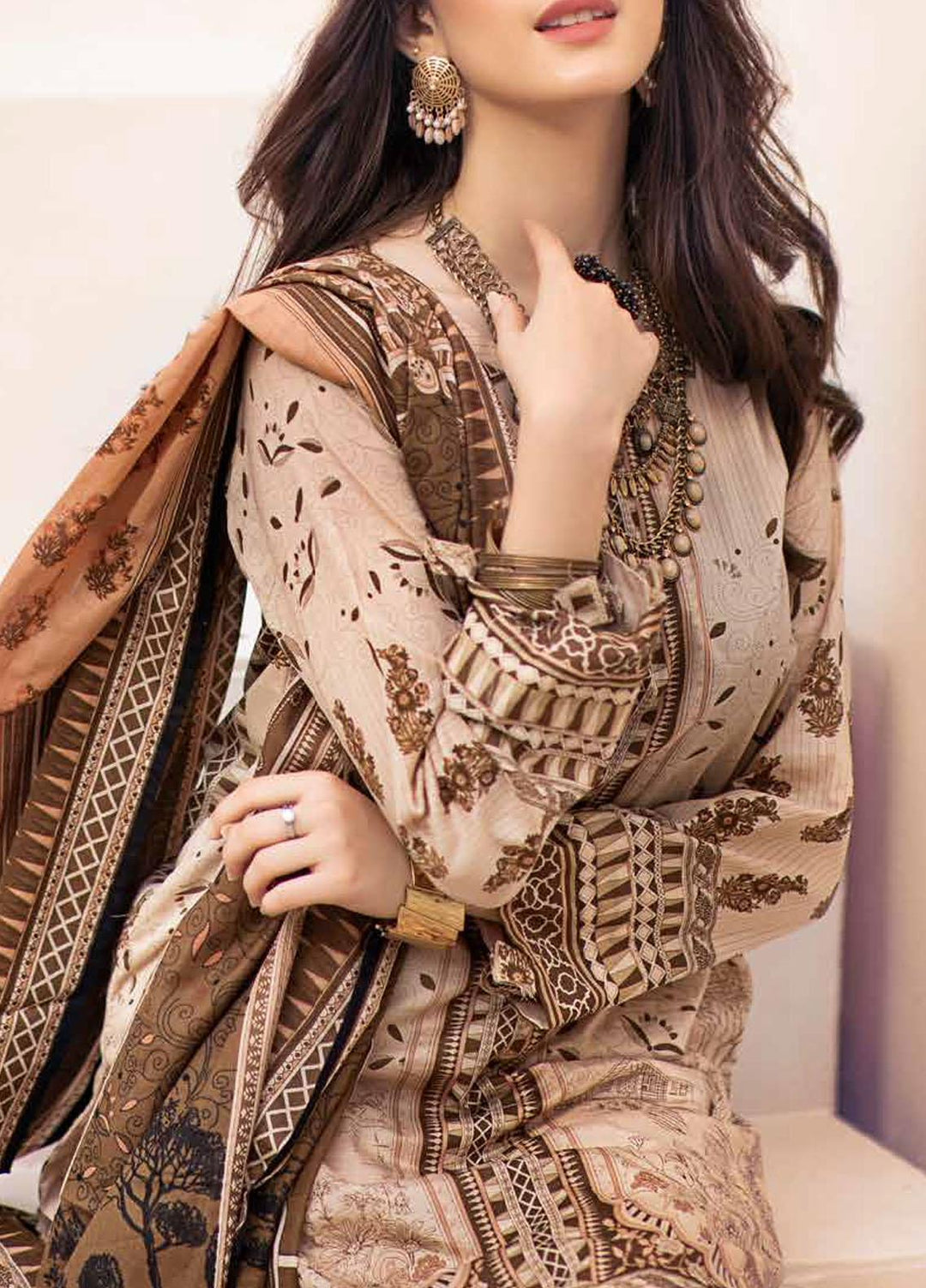 Inaya By Salitex Printed Lawn Suits Unstitched 3 Piece ST22I IP-00099A - Summer Collection