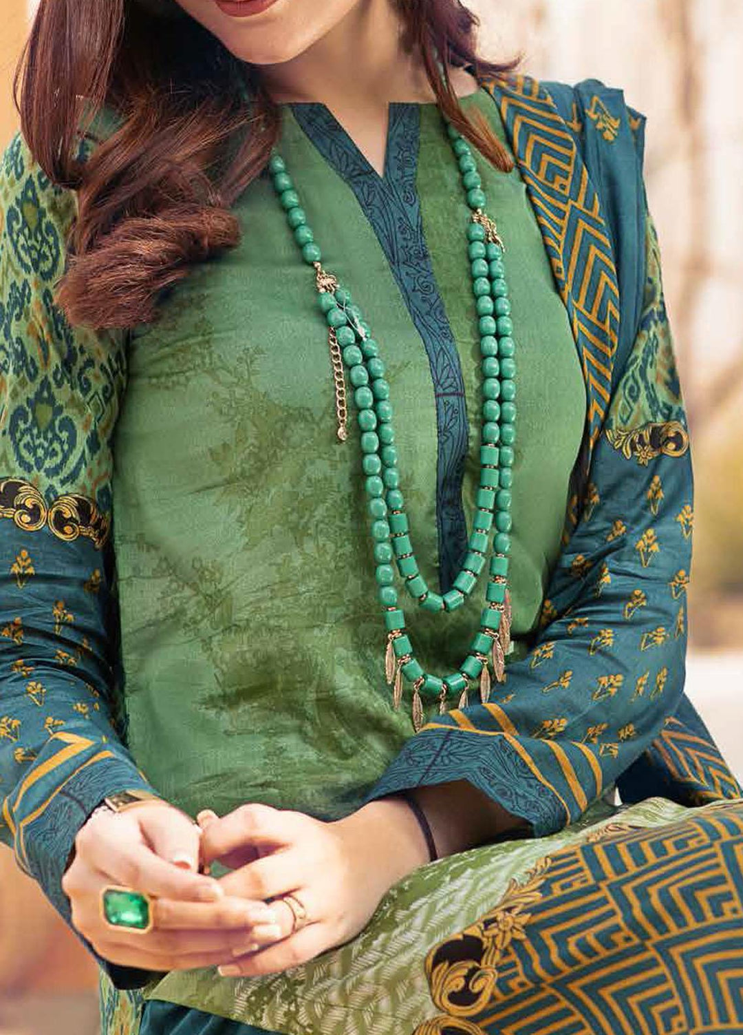 Inaya By Salitex Printed Lawn Suits Unstitched 3 Piece ST22I IP-00100B - Summer Collection