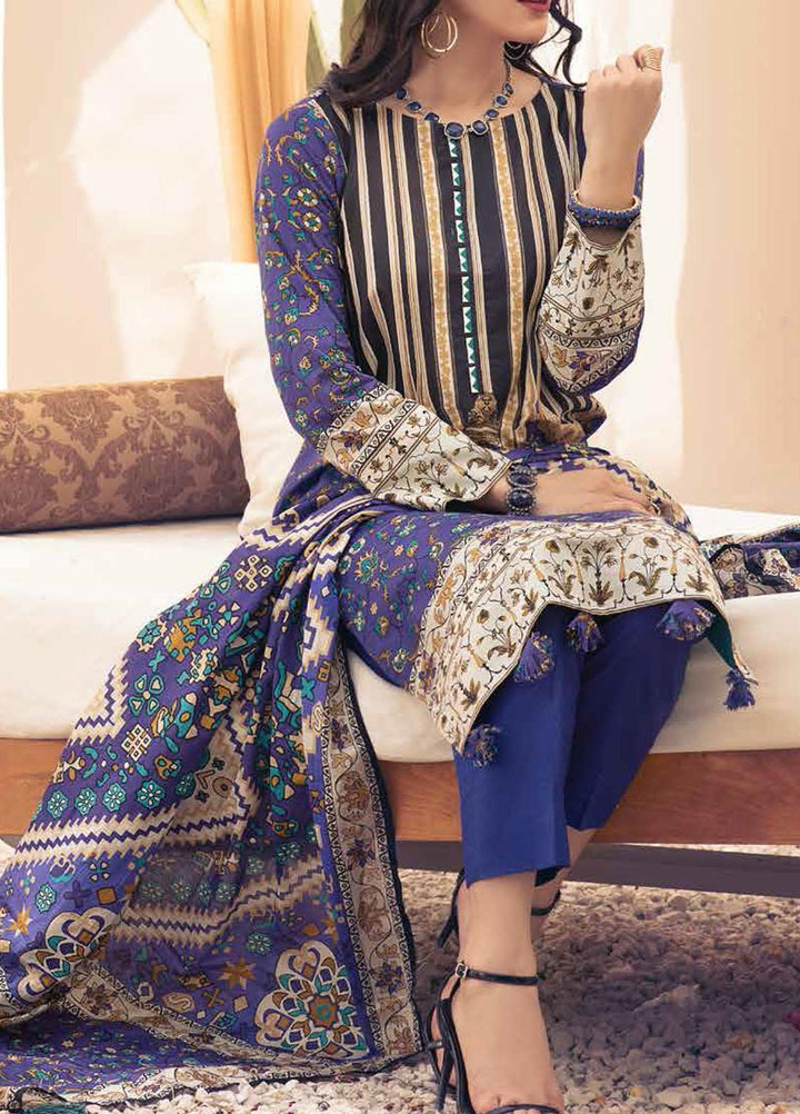 Inaya By Salitex Printed Lawn Suits Unstitched 3 Piece ST22I IP-00101B - Summer Collection