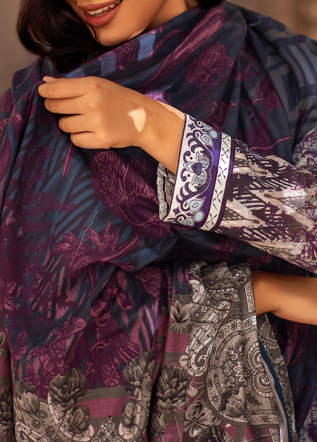 Salitex Printed Khaddar Suits Unstitched 3 Piece SL21KW WK-00924 - Winter Collection