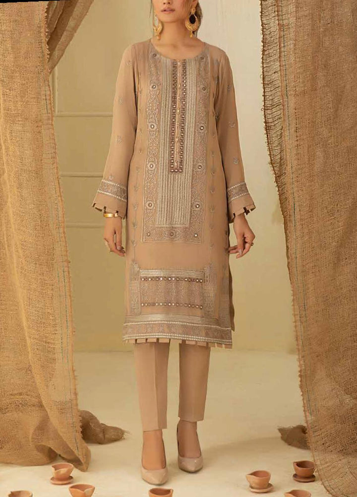 Salitex Embroidered Chiffon  Unstitched Kurties SL21KL WK-00752 - Formals Collection