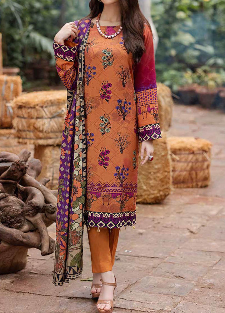 Salitex Printed Linen Suits Unstitched 3 Piece SL21PL WK-00849 - Winter Collection