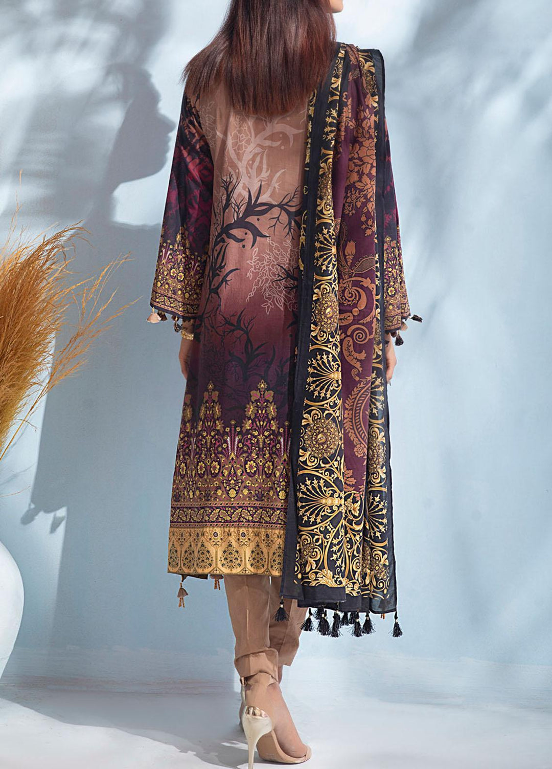 Malabis By Salitex Printed Lawn Suits Unstitched 3 Piece ST21M 00057 - Summer Collection