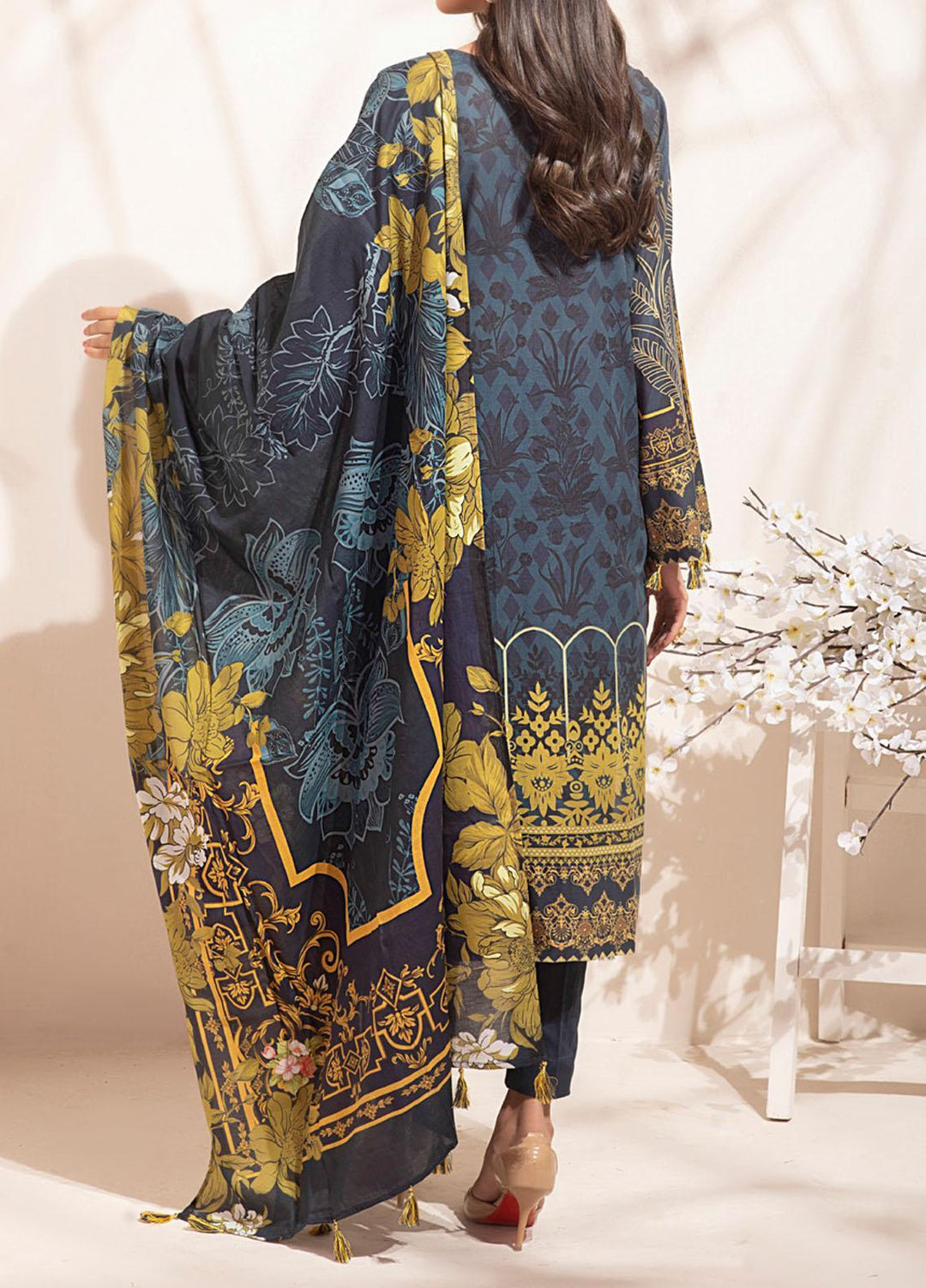 Malabis By Salitex Printed Lawn Suits Unstitched 3 Piece ST21M 00060 - Summer Collection
