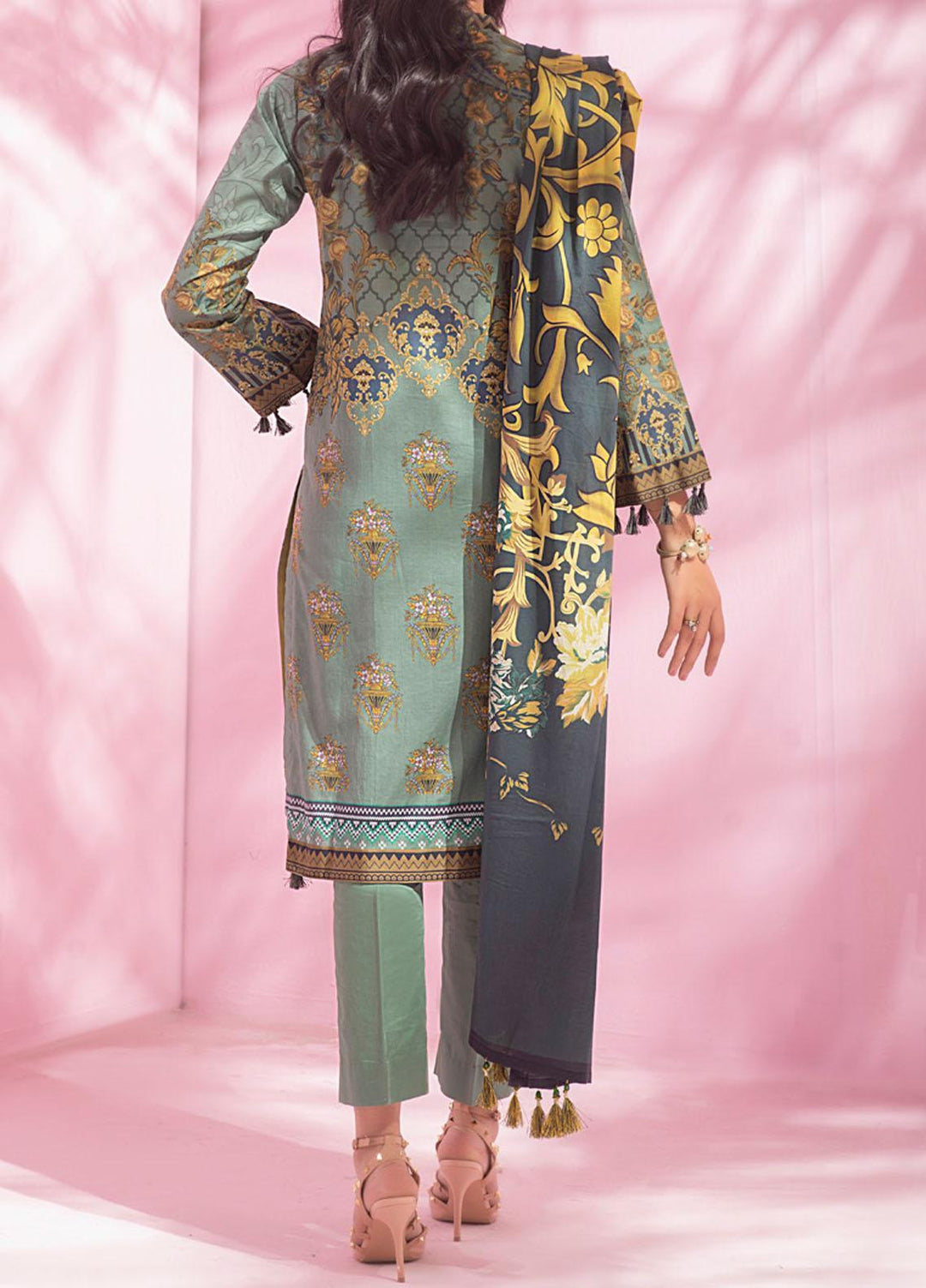 Malabis By Salitex Printed Lawn Suits Unstitched 3 Piece ST21M 00064 - Summer Collection