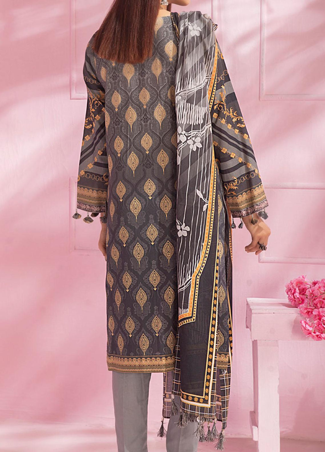 Malabis By Salitex Printed Lawn Suits Unstitched 3 Piece ST21M 00070 - Summer Collection