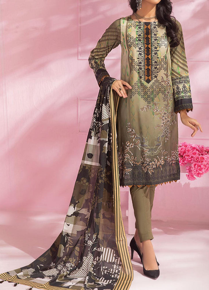 Malabis By Salitex Printed Lawn Suits Unstitched 3 Piece ST21M 00072 - Summer Collection