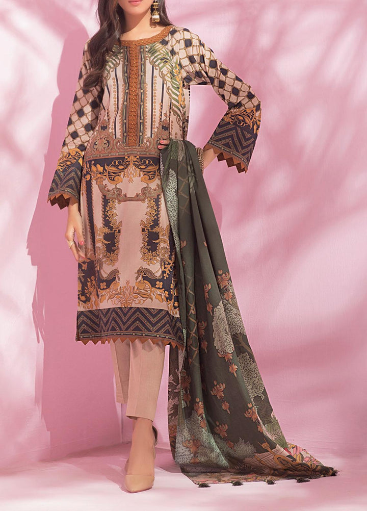 Malabis By Salitex Printed Lawn Suits Unstitched 3 Piece ST21M 00075 - Summer Collection