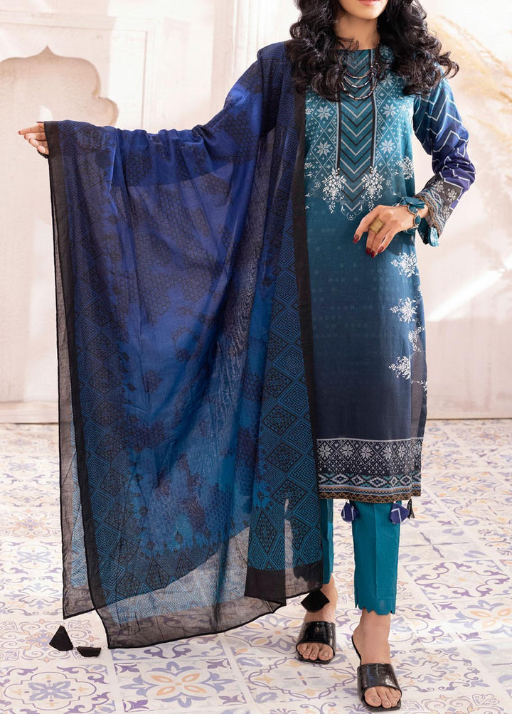 Malabis By Salitex Printed Lawn Suits Unstitched 3 Piece ST22M IP-00112UT - Summer Collection