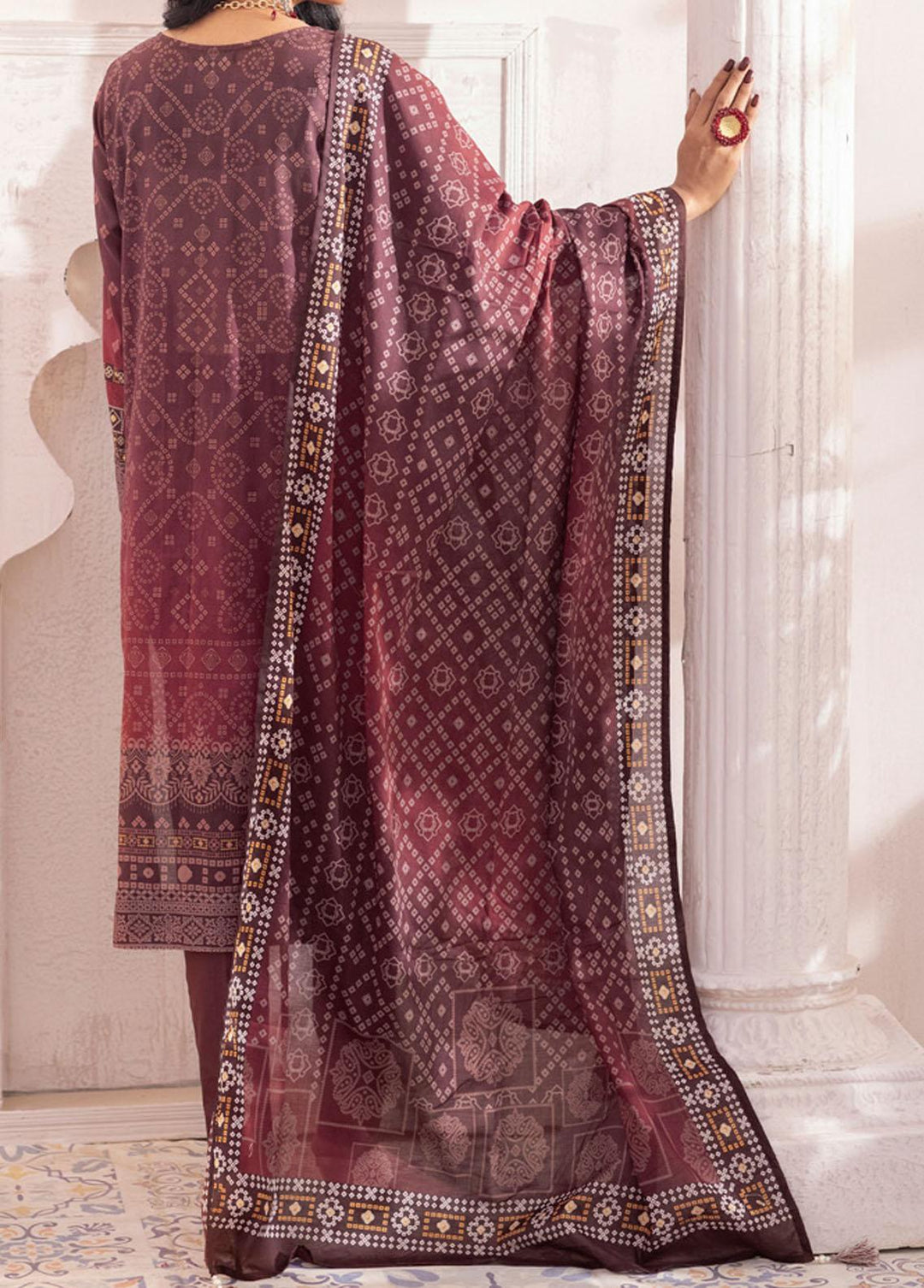 Malabis By Salitex Printed Lawn Suits Unstitched 3 Piece ST22M IP-00118UT - Summer Collection