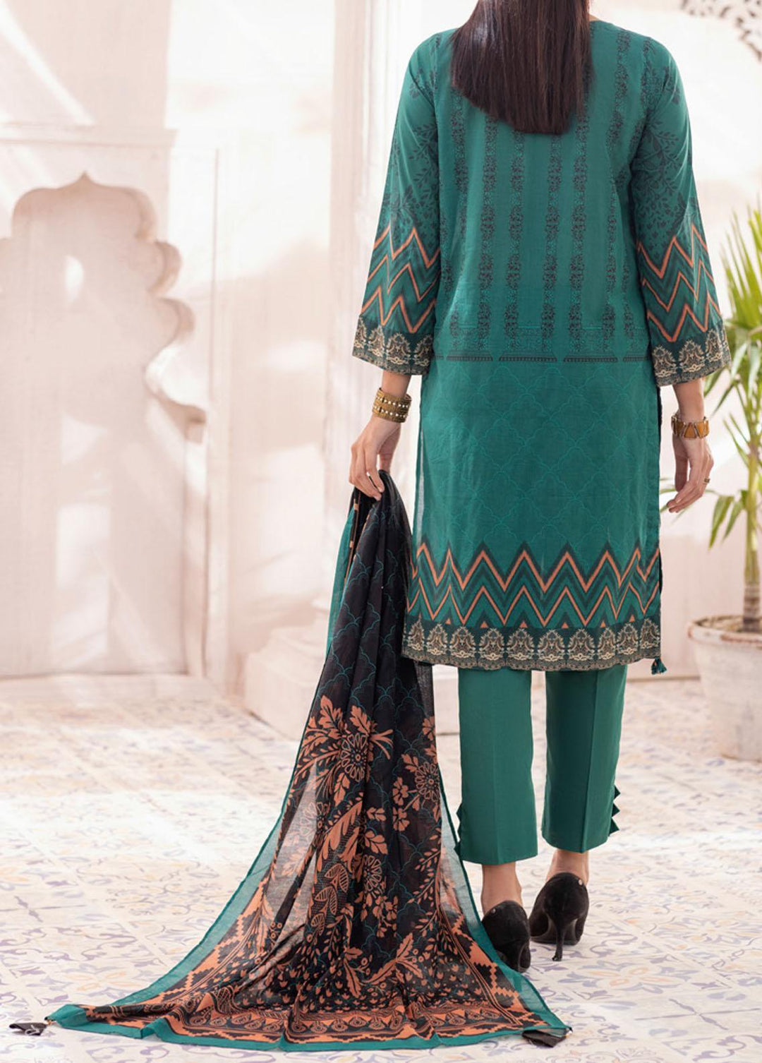 Malabis By Salitex Printed Lawn Suits Unstitched 3 Piece ST22M IP-00119UT - Summer Collection