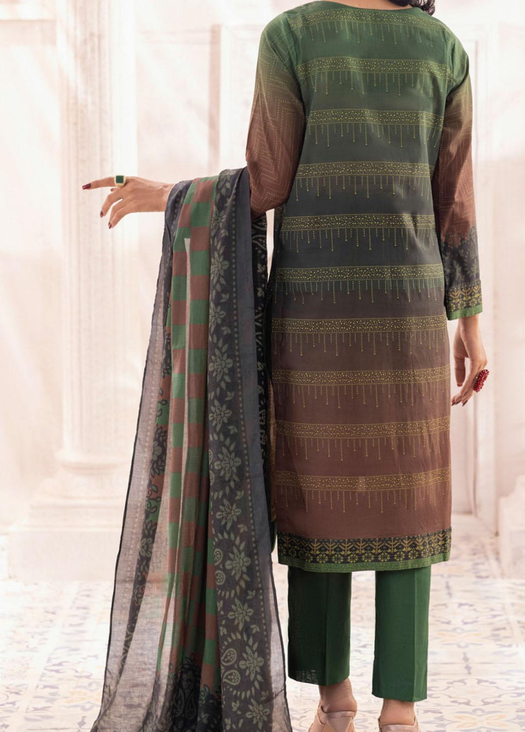 Malabis By Salitex Printed Lawn Suits Unstitched 3 Piece ST22M IP-00120UT - Summer Collection