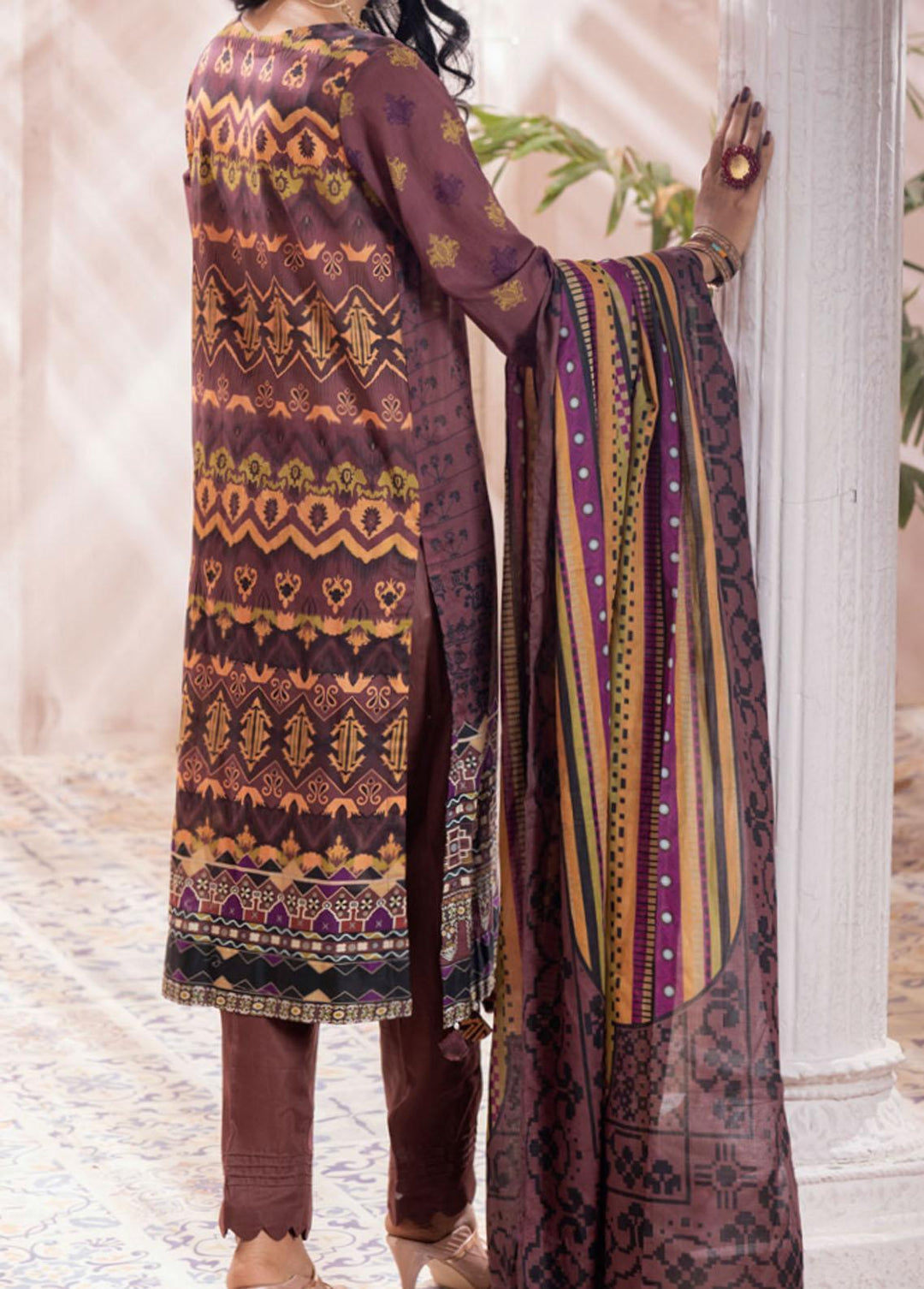 Malabis By Salitex Printed Lawn Suits Unstitched 3 Piece ST22M IP-00122UT - Summer Collection