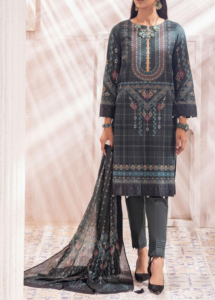 Malabis By Salitex Printed Lawn Suits Unstitched 3 Piece ST22M IP-00123UT - Summer Collection