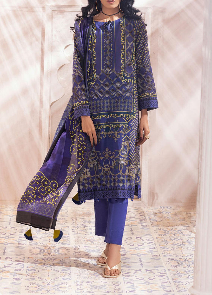 Malabis By Salitex Printed Lawn Suits Unstitched 3 Piece ST22M IP-00124UT - Summer Collection