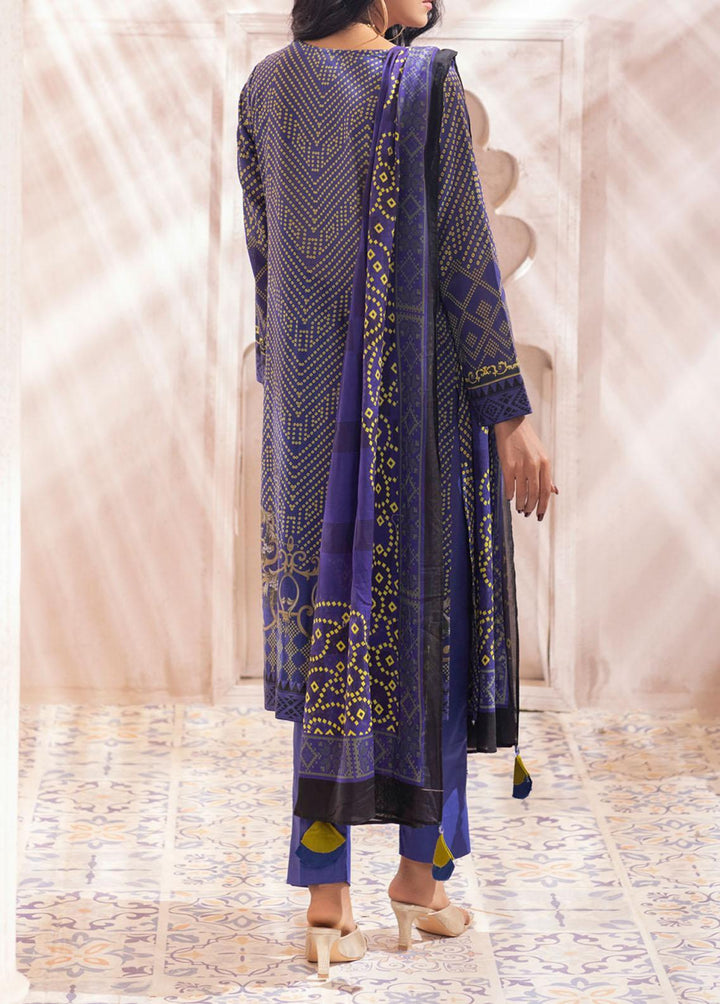 Malabis By Salitex Printed Lawn Suits Unstitched 3 Piece ST22M IP-00124UT - Summer Collection