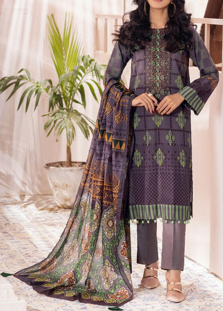 Malabis By Salitex Printed Lawn Suits Unstitched 3 Piece ST22M IP-00125UT - Summer Collection