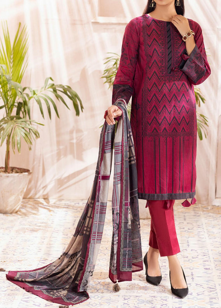 Malabis By Salitex Printed Lawn Suits Unstitched 3 Piece ST22M IP-00127UT - Summer Collection