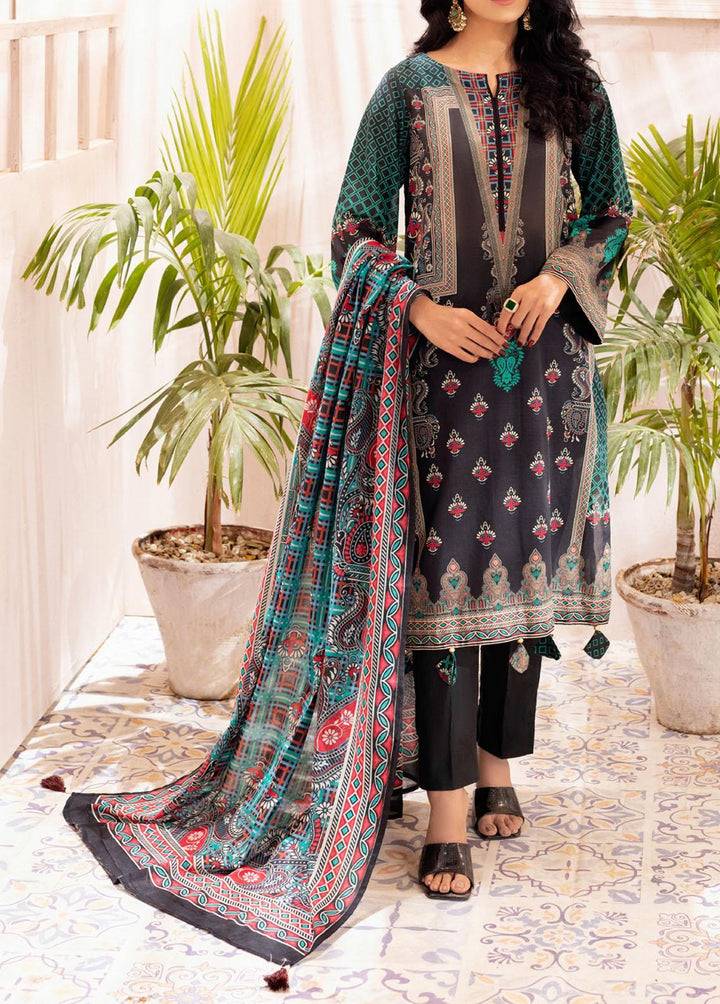 Malabis By Salitex Printed Lawn Suits Unstitched 3 Piece ST22M IP-00128UT - Summer Collection