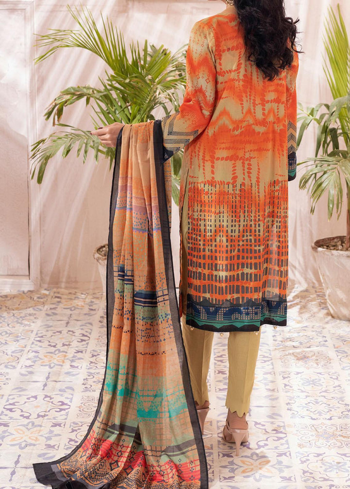 Malabis By Salitex Printed Lawn Suits Unstitched 3 Piece ST22M IP-00130UT - Summer Collection