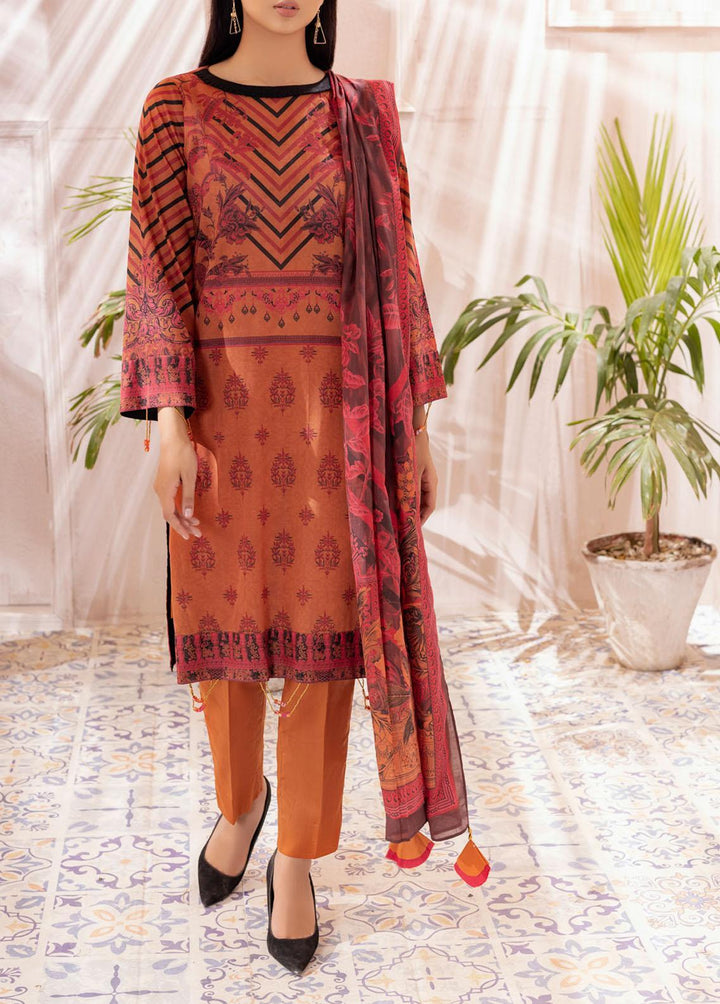 Malabis By Salitex Printed Lawn Suits Unstitched 3 Piece ST22M IP-00134UT - Summer Collection