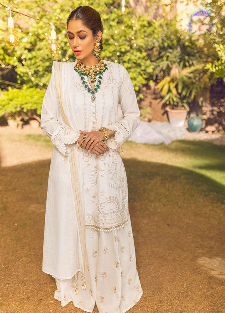 Salitex Embroidered Lawn Suits Unstitched 3 Piece ST22NEK R00008 - Summer Collection