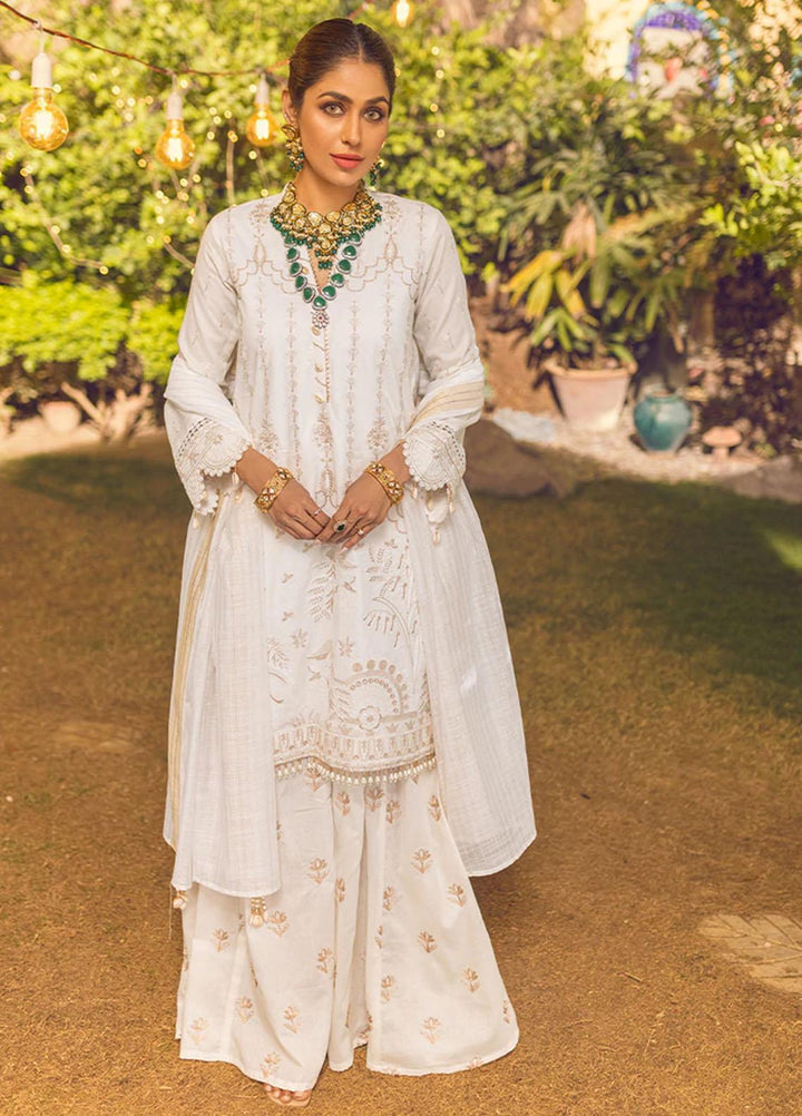 Salitex Embroidered Lawn Suits Unstitched 3 Piece ST22NEK R00008 - Summer Collection