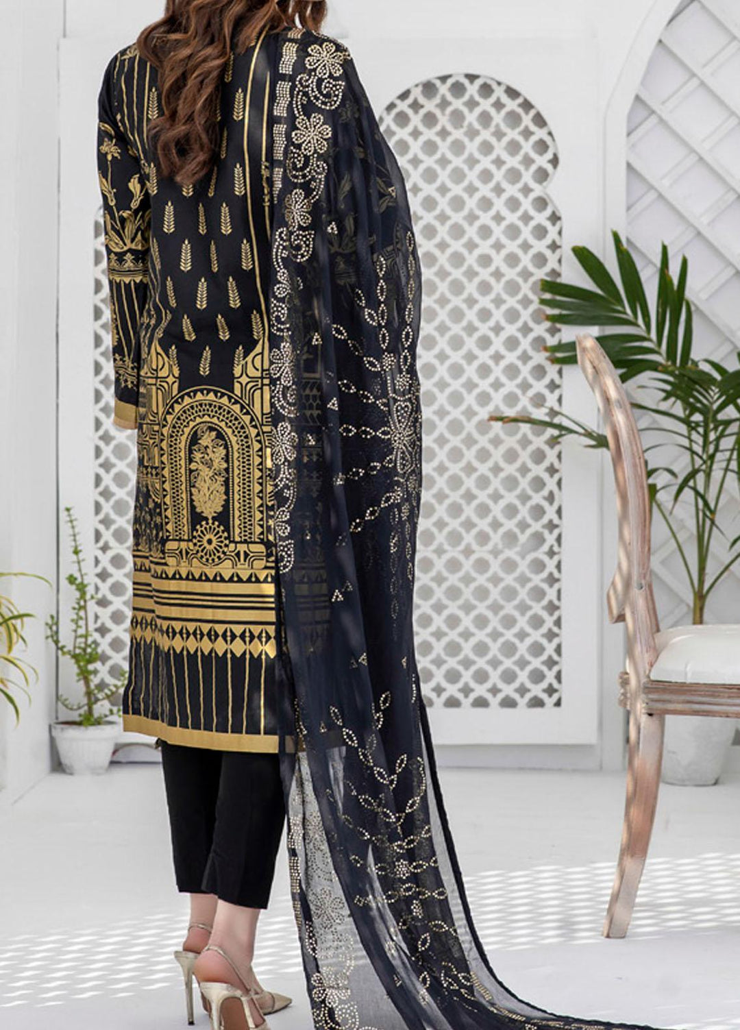 Oznur By Salitex Embroidered Lawn Suits Unstitched 3 Piece ST21O 00703 - Luxury Festive Collection