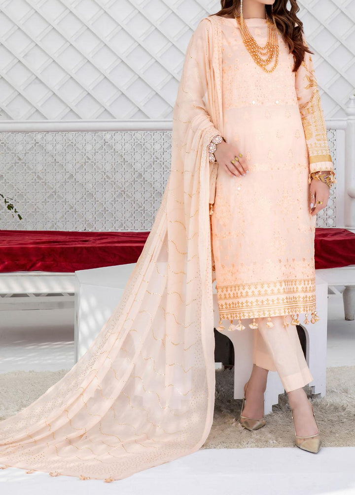 Oznur By Salitex Embroidered Lawn Suits Unstitched 3 Piece ST21O 00704 - Luxury Festive Collection