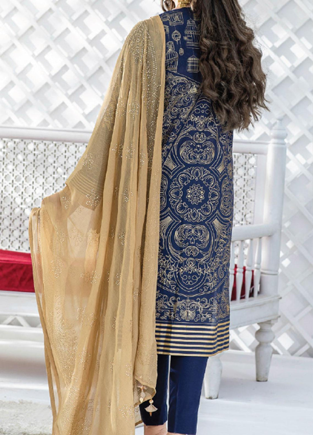 Oznur By Salitex Embroidered Lawn Suits Unstitched 3 Piece ST21O 00705 - Luxury Festive Collection