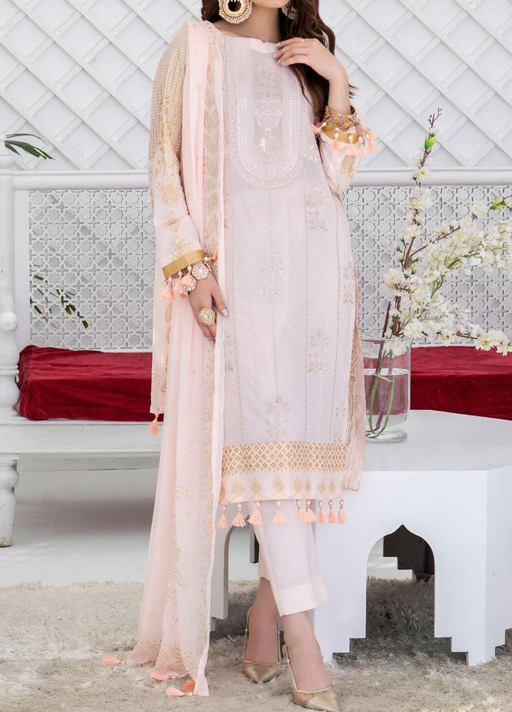Oznur By Salitex Embroidered Lawn Suits Unstitched 3 Piece ST21O 00712 - Luxury Festive Collection