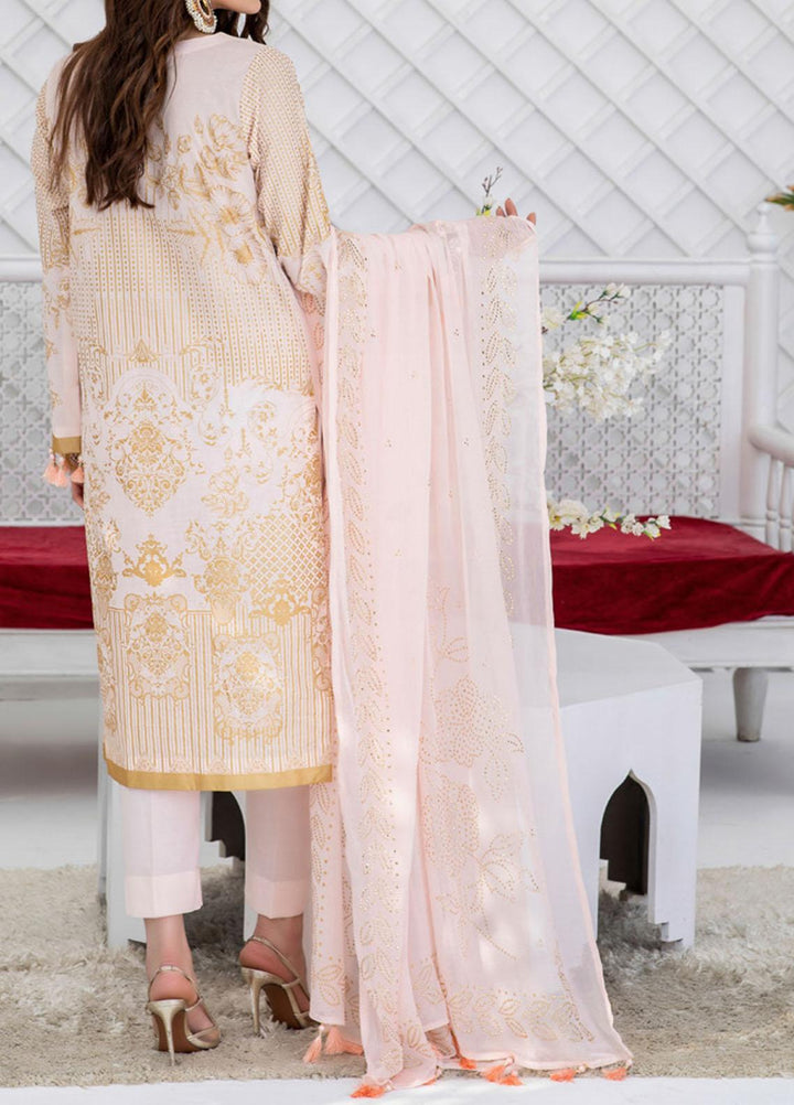 Oznur By Salitex Embroidered Lawn Suits Unstitched 3 Piece ST21O 00712 - Luxury Festive Collection