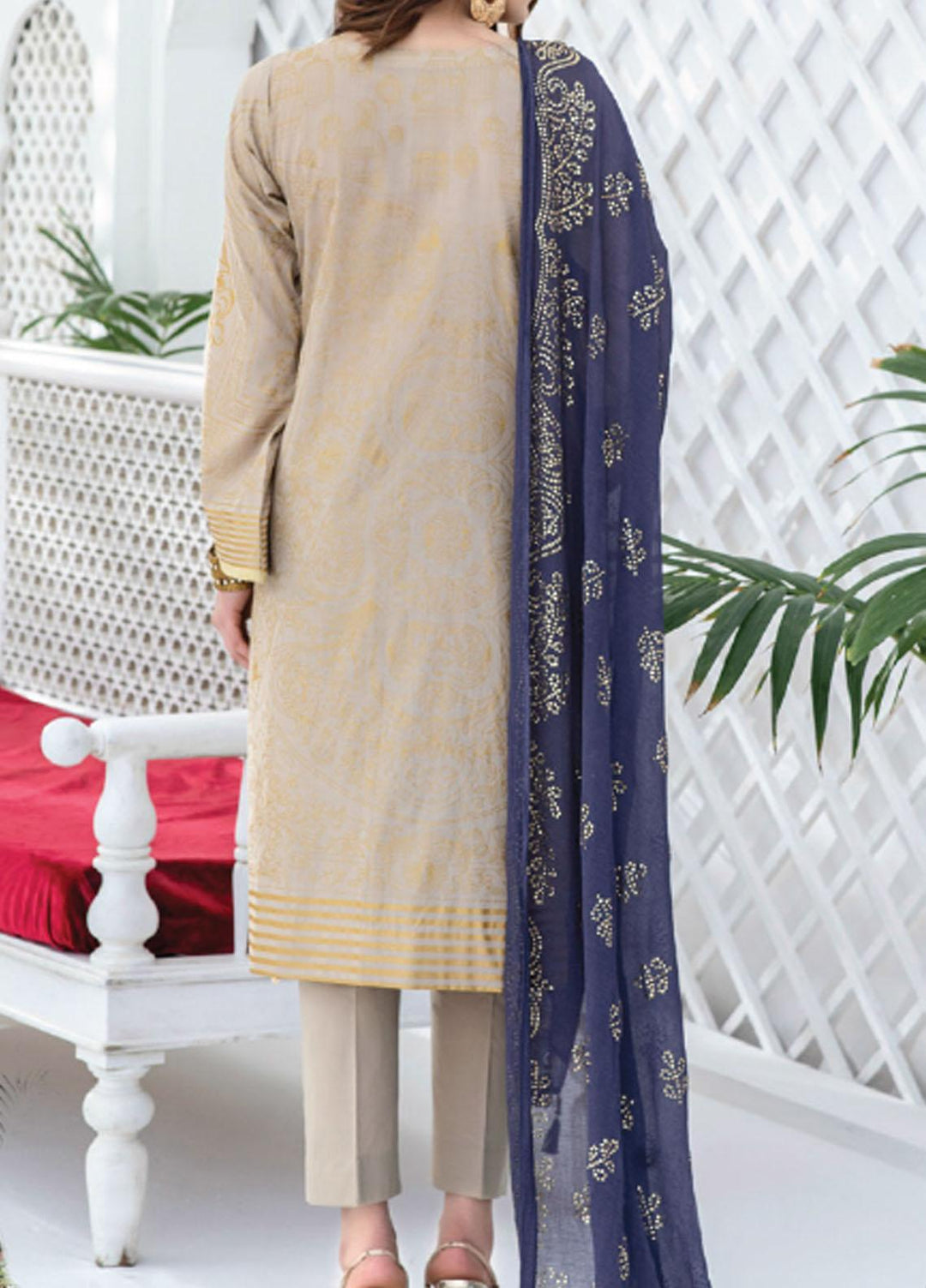 Oznur By Salitex Embroidered Lawn Suits Unstitched 3 Piece ST21O 00713 - Luxury Festive Collection