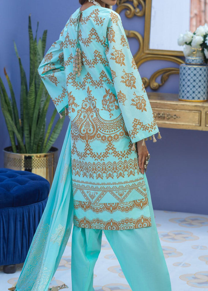 Oznur Mukesh By Salitex Embroidered Lawn Suits Unstitched 3 Piece ST22-OM2 WK-00995BUT - Summer Collection