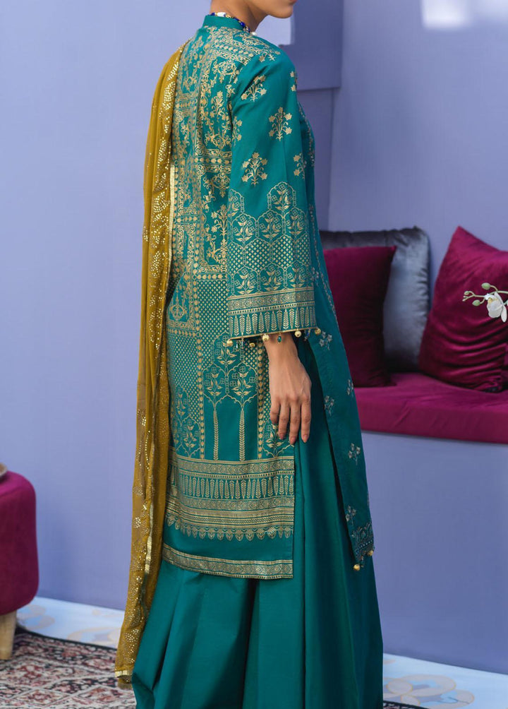 Oznur Mukesh By Salitex Embroidered Lawn Suits Unstitched 3 Piece ST22-OM2 WK-00997BUT - Summer Collection