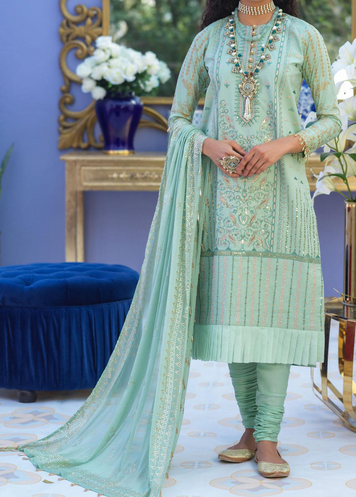 Oznur Mukesh By Salitex Embroidered Lawn Suits Unstitched 3 Piece ST22-OM2 WK-01000AUT - Summer Collection