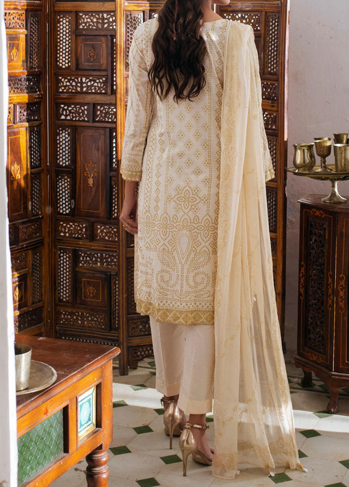 Oznur Mukesh By Salitex Embroidered Lawn Suits Unstitched 3 Piece ST22OM WK-00971UT - Summer Collection