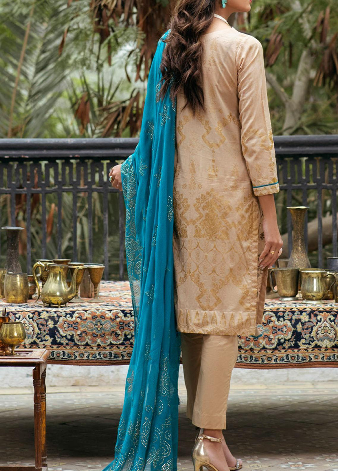 Oznur Mukesh By Salitex Embroidered Lawn Suits Unstitched 3 Piece ST22OM WK-00973UT - Summer Collection