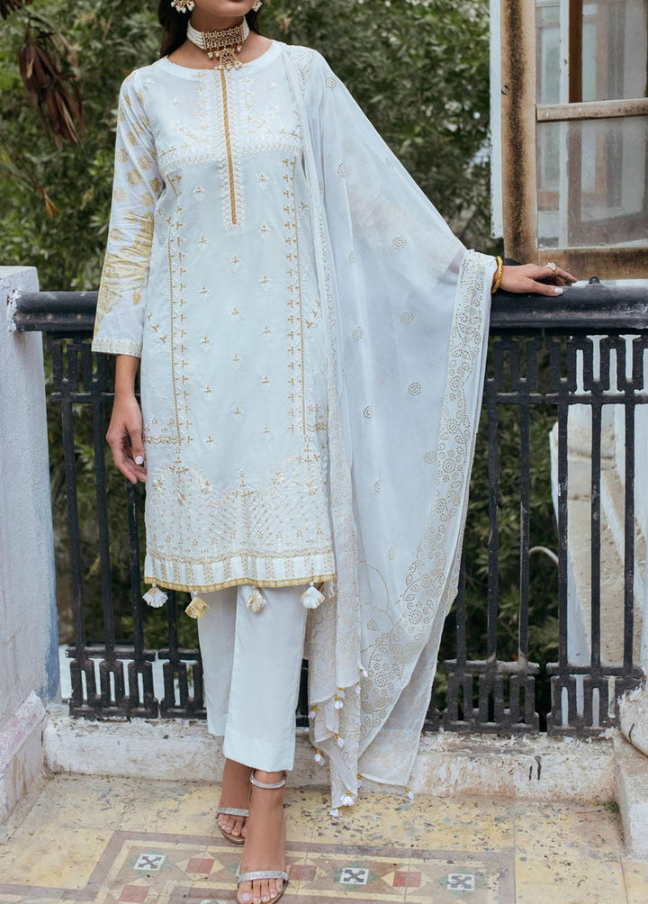 Oznur Mukesh By Salitex Embroidered Lawn Suits Unstitched 3 Piece ST22OM WK-00979UT - Summer Collection