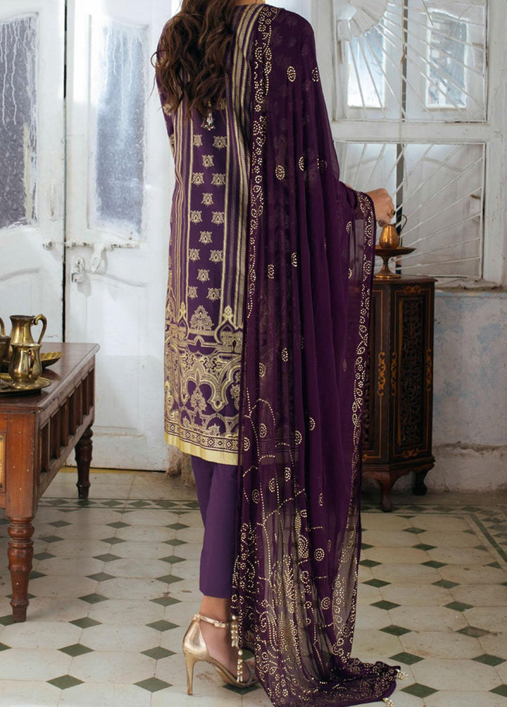 Oznur Mukesh By Salitex Embroidered Lawn Suits Unstitched 3 Piece ST22OM WK-00980UT - Summer Collection