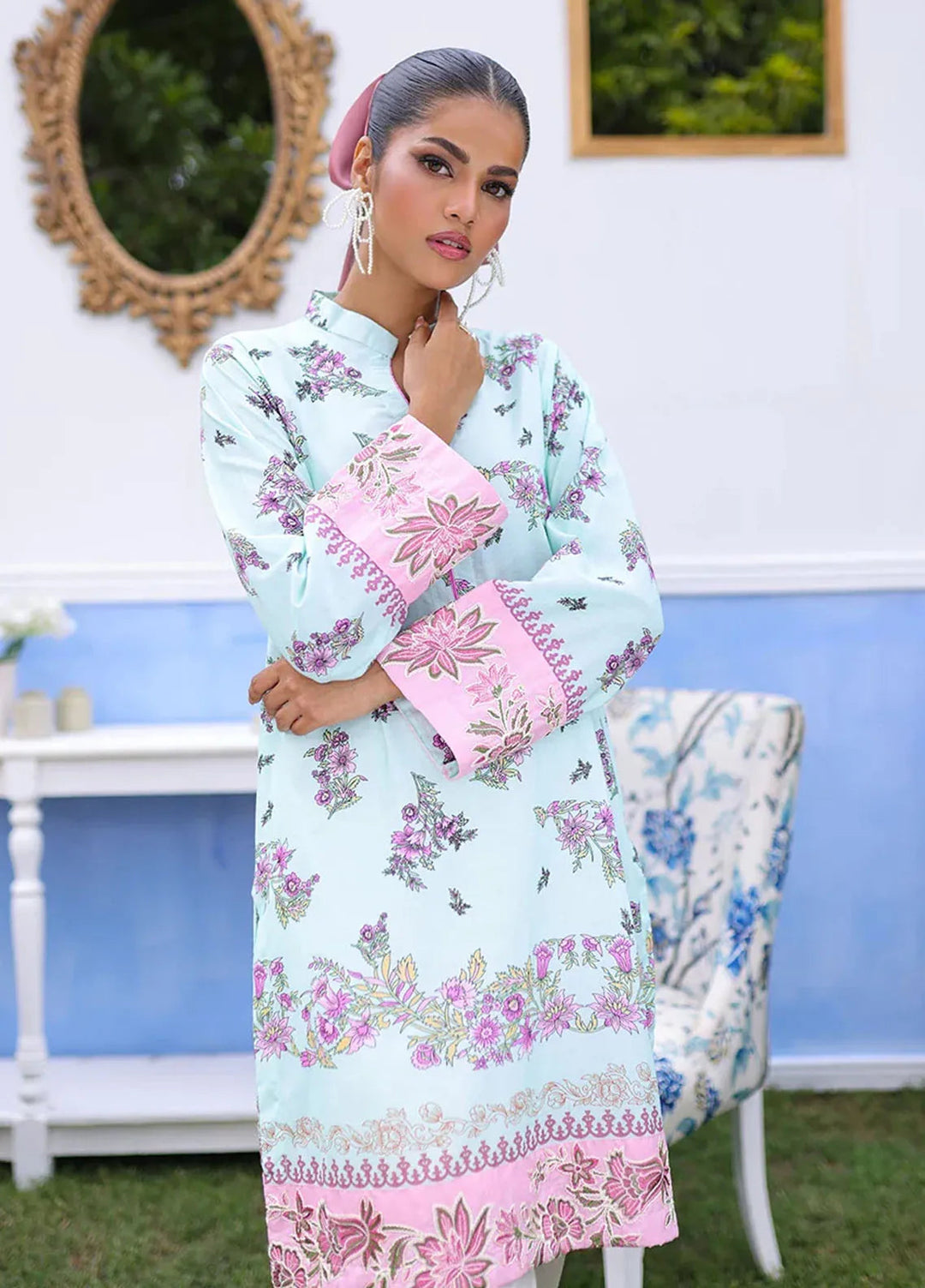 Salitex Pret Printed Cambric Kurti WRTKBA24AL93