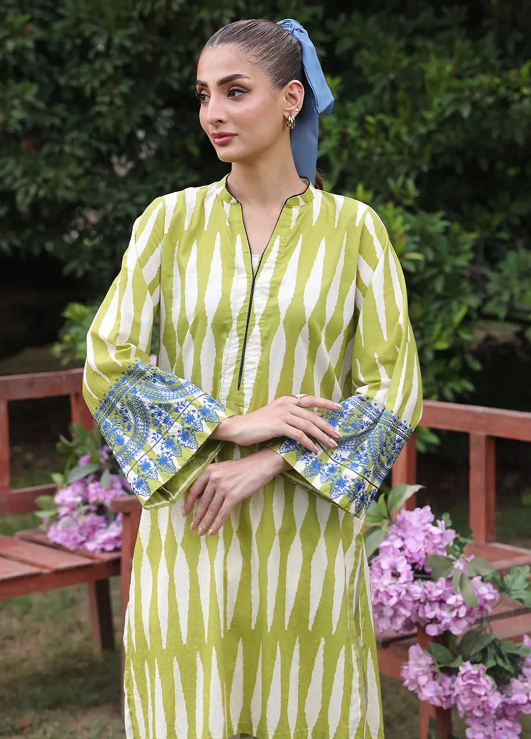 Salitex Pret Printed Cambric Kurti WRTKBA24AL96