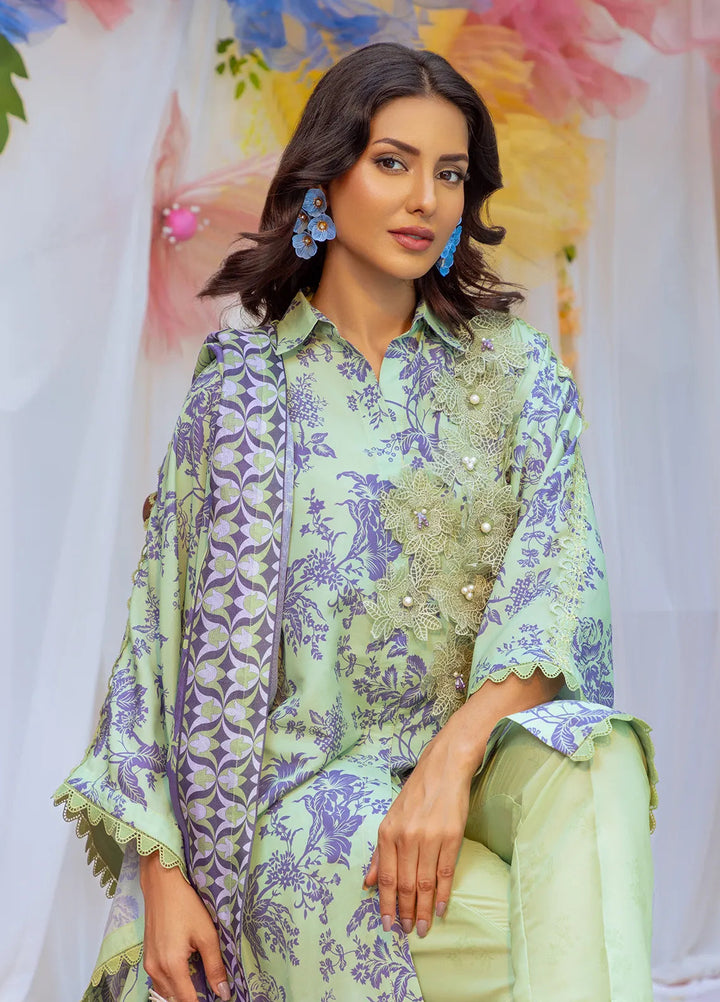Salitex Printed Lawn Suits Unstitched 3 Piece SUNS24ASI004UT - Summer Collection