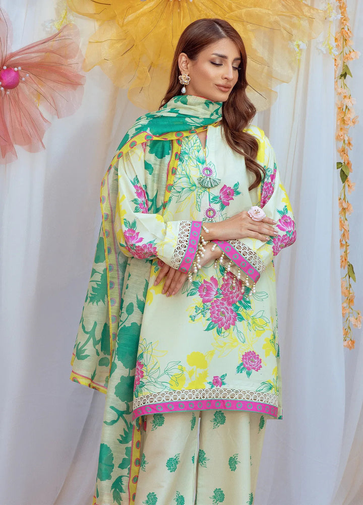 Salitex Printed Lawn Suits Unstitched 3 Piece SUNS24ASI005UT - Summer Collection