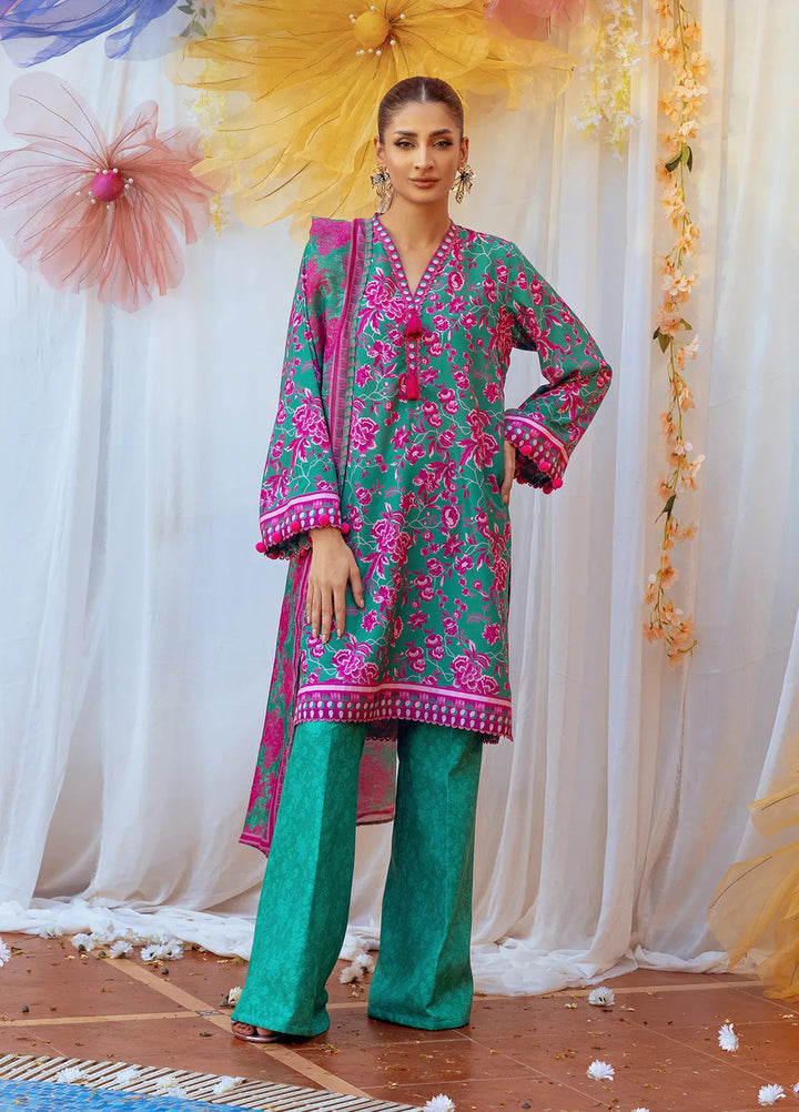 Salitex Printed Lawn Suits Unstitched 3 Piece SUNS24ASI006UT - Summer Collection
