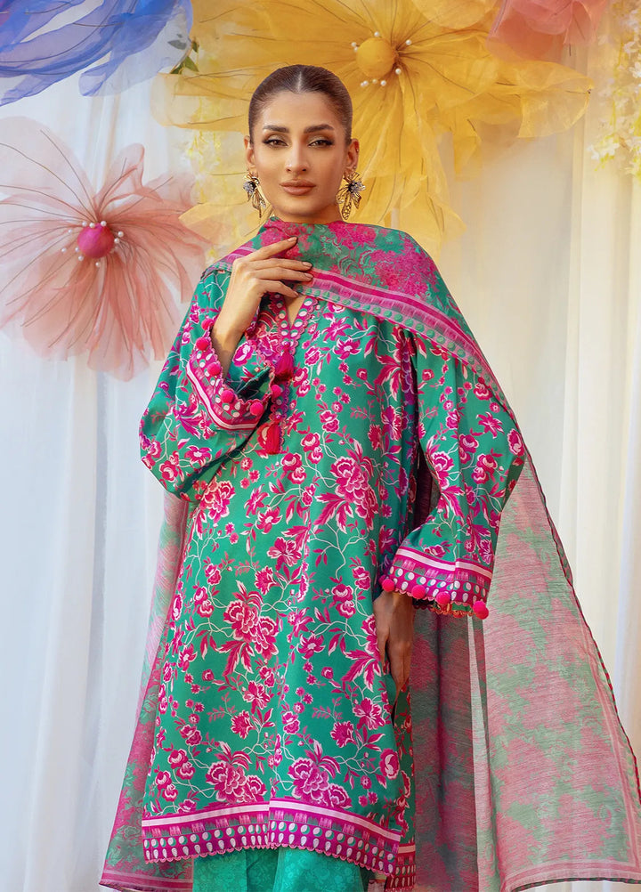 Salitex Printed Lawn Suits Unstitched 3 Piece SUNS24ASI006UT - Summer Collection
