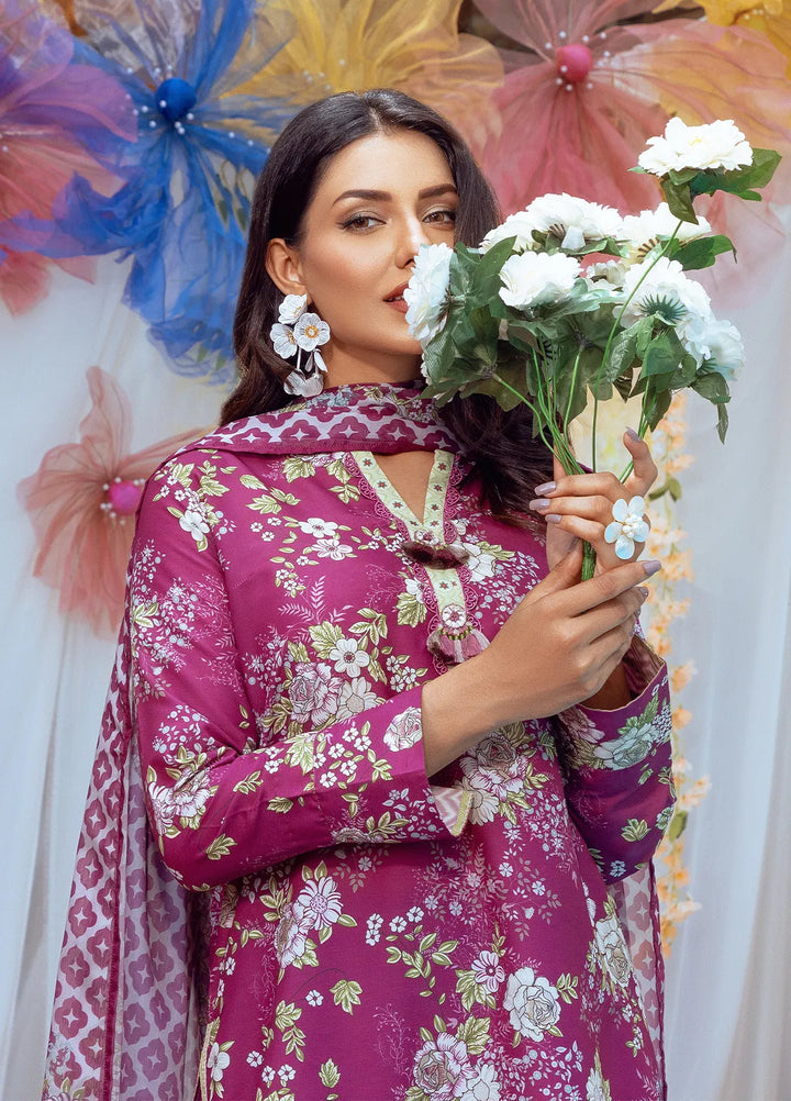 Salitex Printed Lawn Suits Unstitched 3 Piece SUNS24ASI009UT - Summer Collection