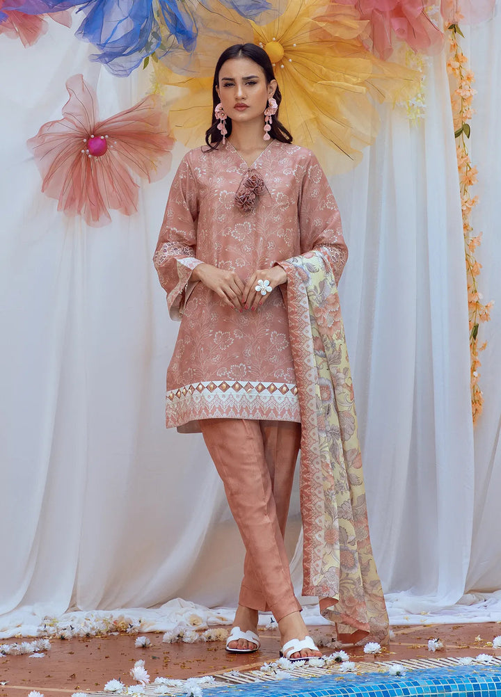 Salitex Printed Lawn Suits Unstitched 3 Piece SUNS24ASI012UT - Summer Collection