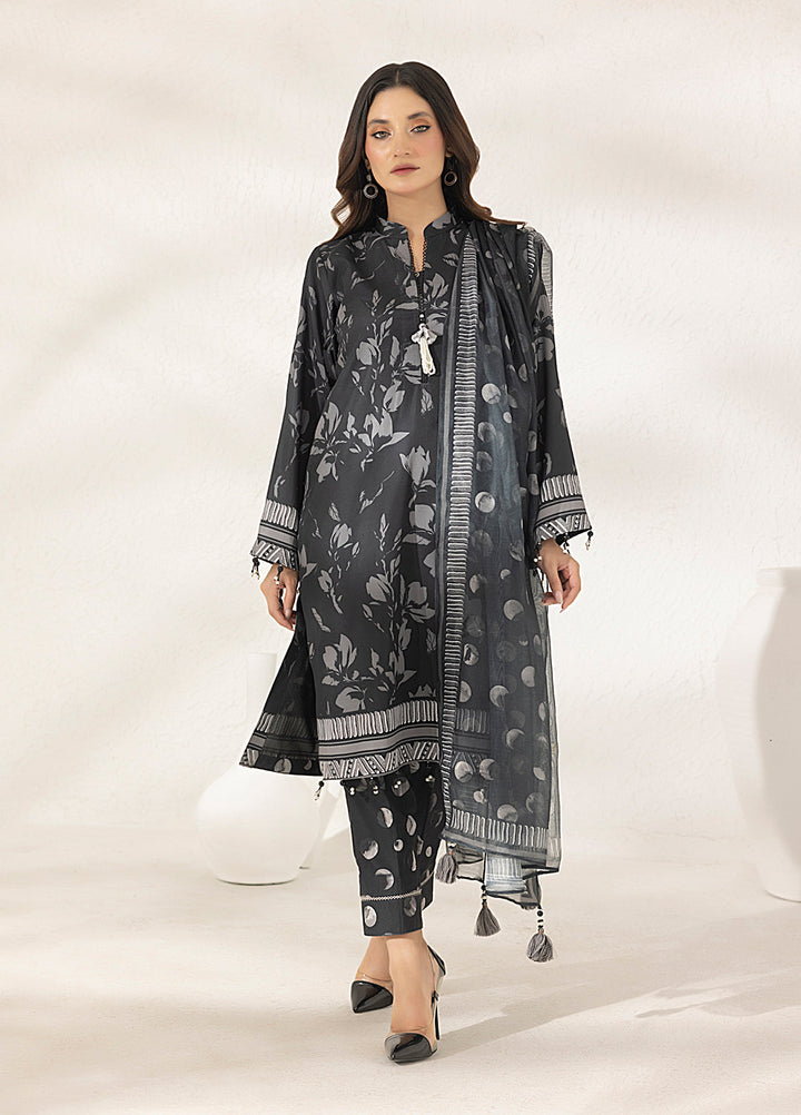 Salitex Printed Lawn Silk Suits Unstitched 3 Piece SUNS7ASI280UT - Summer Collection